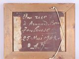 an old picture of a piece of paper with writing on it