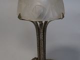 a lamp that is sitting on a table