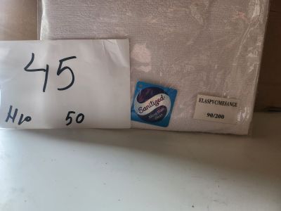 Lot de 50 housses, dimensions 90x200 cm, modèle ELAS PVC/Més…