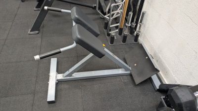 a lot of gym equipment that are on the ground