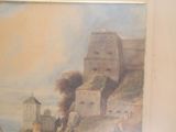 a picture of a painting on the wall of a room