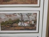a picture of a picture of a house in the country