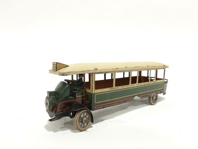 J de P. Bus parisien mécanique "Madeleine-Bastille" en tôle …