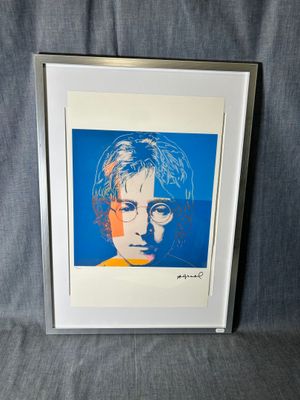 D'après Andy Warhol "John Lennon" Lithographie Offset sur pa…