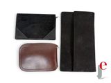 portefeuille en cuir avec porte-cartes et compartiment pour portefeuille