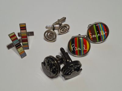 Lot de 4 paires de boutons de manchette : -MILUS une paire d…