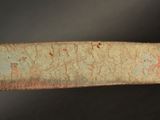 an image of a close up of a metal object with rust on it