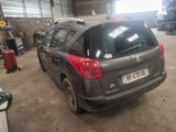 a small car that is parked in a garage