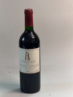 1 bouteille Château LATOUR 1986 1er GCC Pauillac