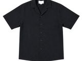 a black shirt and shorts set with a white shirt