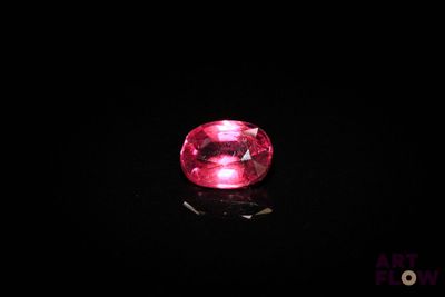 a pink diamond in the dark