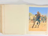 a picture of a book with a picture of a man holding a baseball bat
