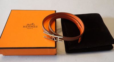 Hermès - Paris : bracelet "Behapi" double-tour et double-fac…