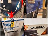 plusieurs photos montrant divers types d'appareils électroménagers dans un magasin