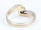 an image of a close up of a ring on a white surface