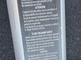 a close up of a bottle of lotion with a label on it
