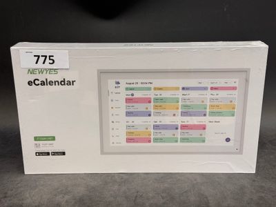 une image représentant une boîte blanche contenant un calendrier