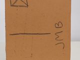 an image of a piece of cardboard with a drawing on it