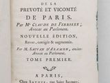an open book with a black and white title on it