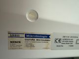 a close up of a label on a machine