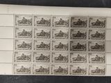 a close up of a piece of paper with stamps on it