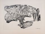 une image représentant un dessin en noir et blanc d'un poisson