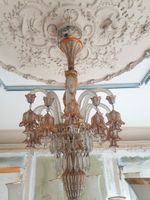 Travail Ottoman, début XXème, Important lustre en verre à 24… (photo 6)