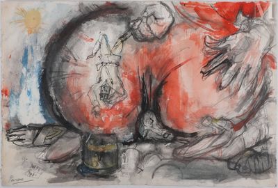 PARSUS Pierre (1921-2022) Sous les fesses des dames, 1974