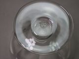a close up of a glass of water on a table