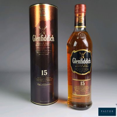 glenfiddie 15 year old single malt scotch whisky