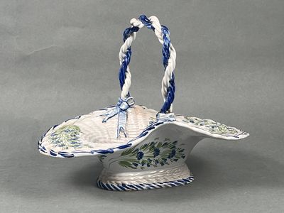 Emile GALLE (Lorraine), période Saint-Clément. Grand panier … - Photo 1