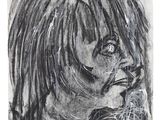 an image of a drawing of a woman with long hair