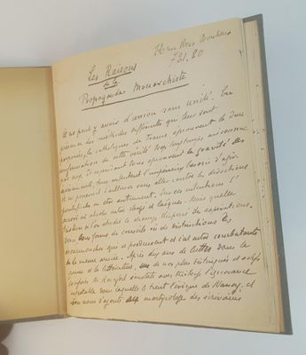 ROYALISME – Henry de BRUCHARD (Uzerche 1876-1915, journalist…