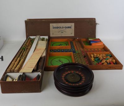 une boîte contenant un grand nombre d'objets différents