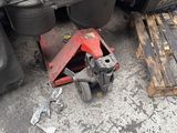an image of a truck with a broken tire