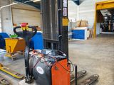 an image of a forklift in a warehouse