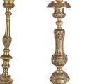 three different types of candles are shown on a white background