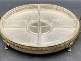 an image of a glass serving dish on a black surface