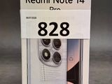 the box of the redmi note 14 is open and ready to be used