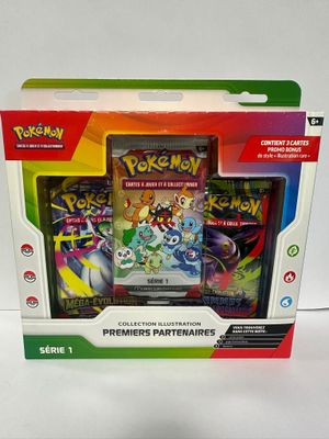 Coffret Pokémon Collection illustration partenaires série 1