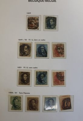 an image of a collection of stamps on display in a museum