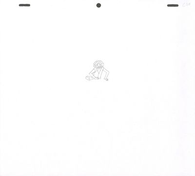 dessin représentant un homme tenant un skateboard sur un fond blanc