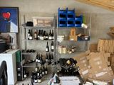 many bottles of wine on the shelves in the room