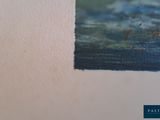 a picture of a painting on the wall of a room