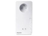 a close up of a white remote control with a white button