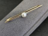 épingle à cheveux ornée de perles et de diamants