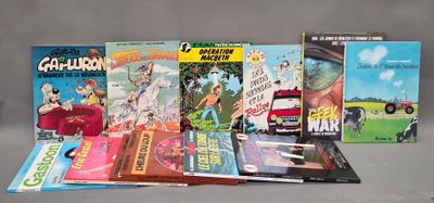 LOT de douze BD dont dix cartonnées et deux brochées : "Gai-…
