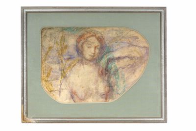 une image d'un tableau représentant une femme avec un oiseau dans la main