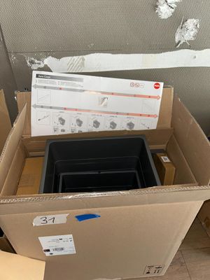 Poubelle MSA EURO CARGO à 2 bacs.