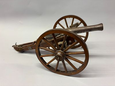 Canon type Napoléon III pour le tir à la poudre noire. - Photo 1